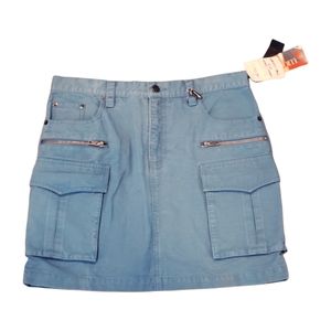 Marc Jacobs Bluestone Jean Cargo Skirt  Size 10